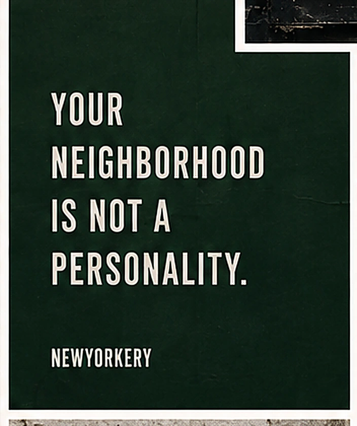 NEWYORKERY street language: Municipal placard